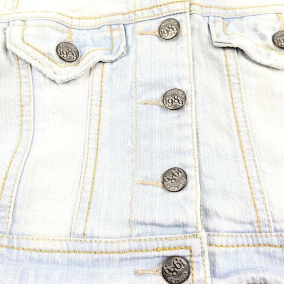 Children's Plan Light Blue Jean Vest - Picture 5 of 13